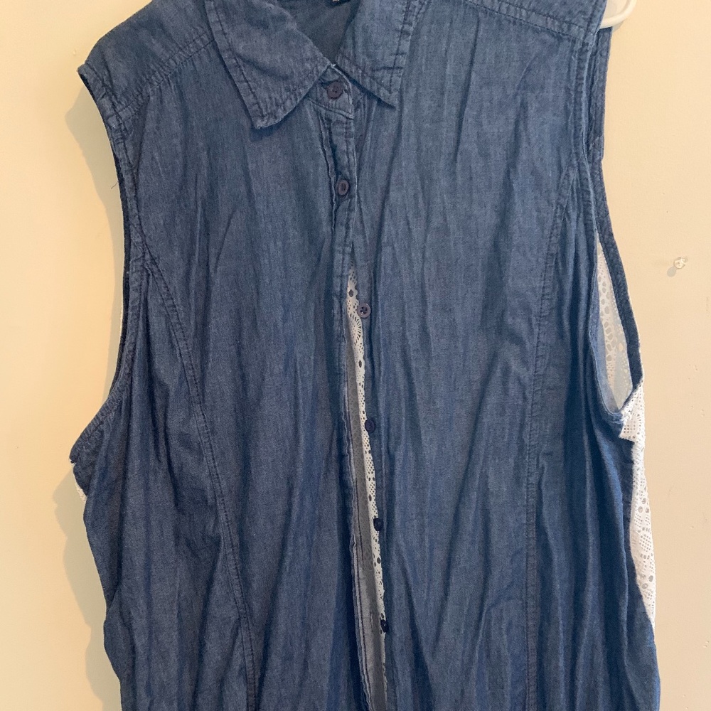 Denim Vest top